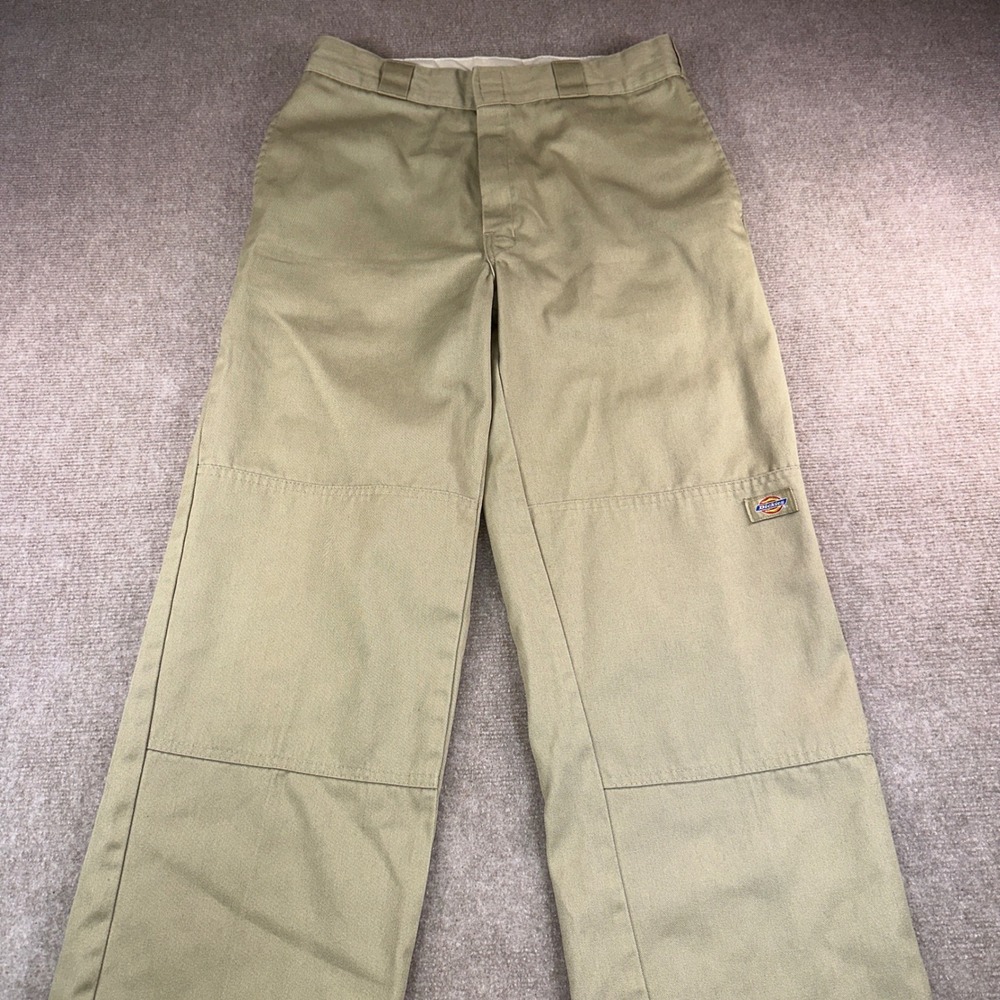 Dickies Loose Fit Double Knee Work Pants Khaki Tan 85283KH 32x34